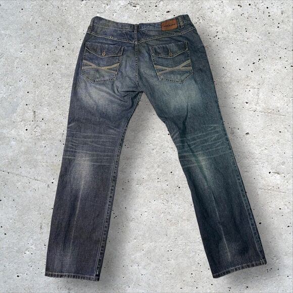 Marithe Francois Girbaud Jeans Men’s Size 38 Blue Denim Straight Leg Y2K - Picture 3 of 13